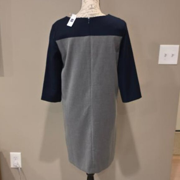 NWT Gap Color Block Shift Dress Size 8 - Picture 3 of 4